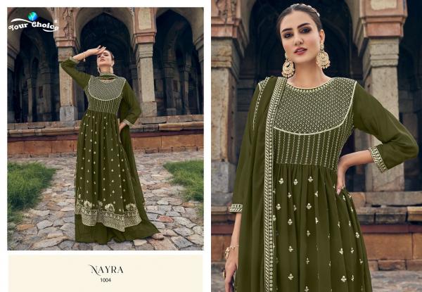 Your Choice Nayra Most Demanded Georgette Designer Heavy Salwar Suits